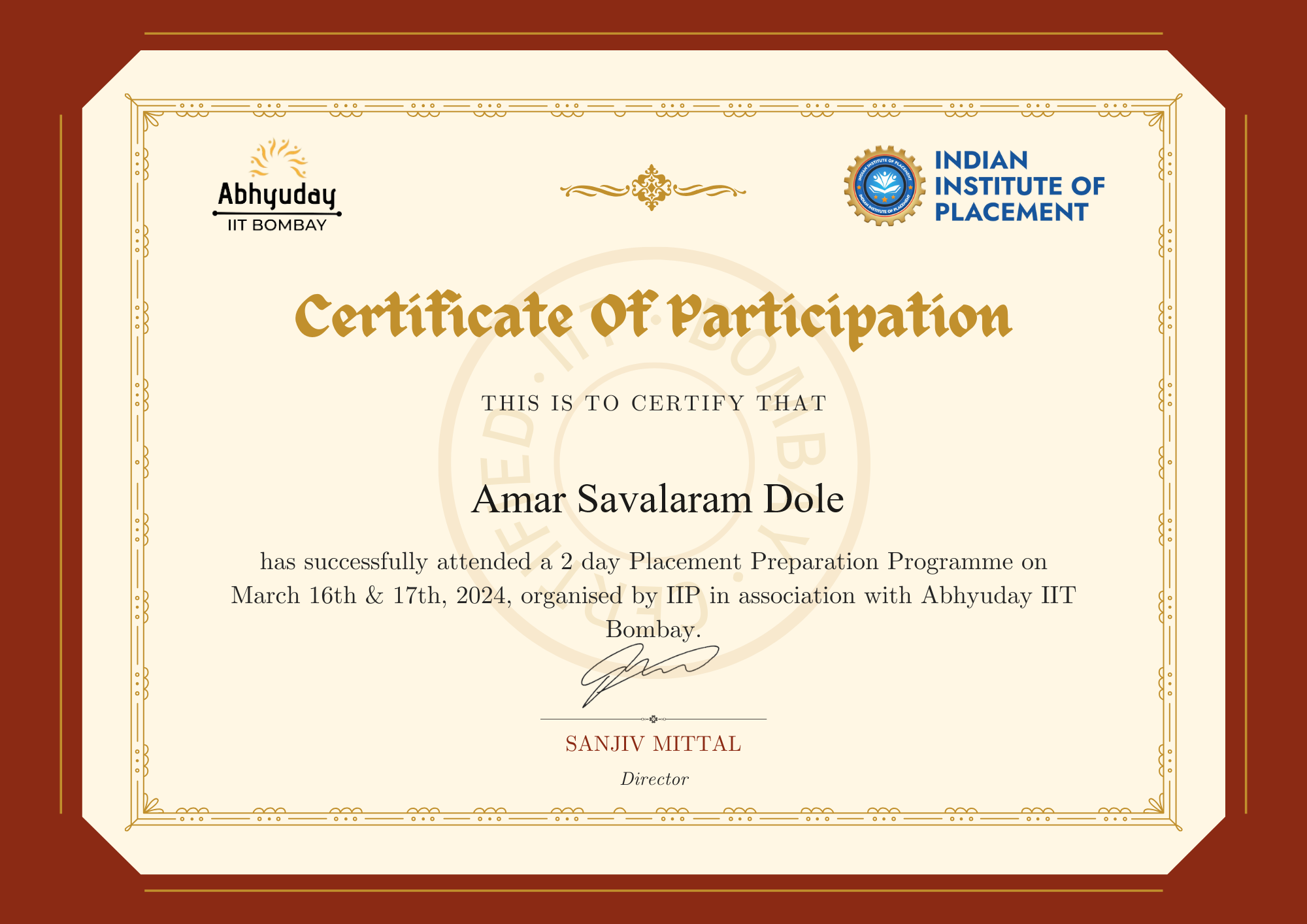Certification 7